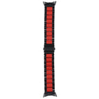 For Google Pixel Watch 5 / 4 / 3 / 2 / 1 41mm / Black Red