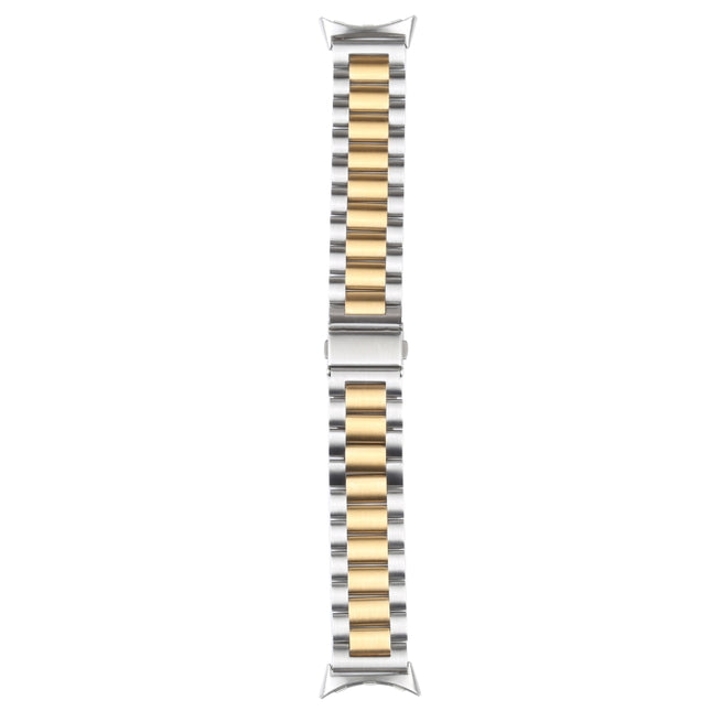 Three Strains Stainless Steel Metal Watch Band, For Google Pixel Watch 5 / 4 / 3 / 2 / 1 41mm