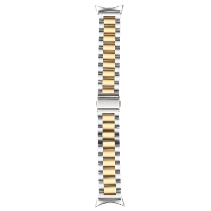 Three Strains Stainless Steel Metal Watch Band, For Google Pixel Watch 5 / 4 / 3 / 2 / 1 41mm