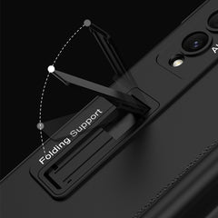 GKK Magnetic Hinge Flip Phone Case with Pen Holder & Holder, For Samsung Galaxy Z Fold4