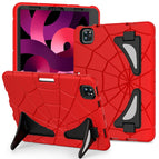 For iPad Air 11 M3 2025 / Air 11 M2 2024 / Air 5 10.9 2022 / Air 4 10.9 2020 / Red+Black