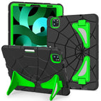 For iPad Air 11 M3 2025 / Air 11 M2 2024 / Air 5 10.9 2022 / Air 4 10.9 2020 / Black+Green
