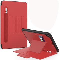 Multifunctional Tablet PC Protective Leather Case with Bracket & Card Slots & Pen Slot & Wake-up / Sleep Function, For iPad 10.2, For iPad 9.7, For iPad Mini 5