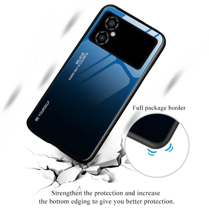 Gradient Color Glass Phone Case, For Xiaomi Poco M4 5G Global, For Xiaomi Poco M5 4G Global