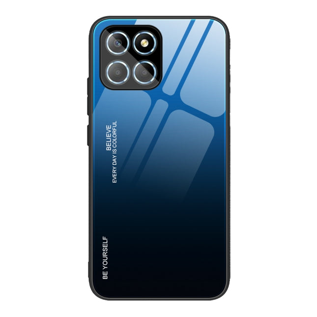 Gradient Color Glass Phone Case, For Honor X8, For Xiaomi Redmi K50 Ultra / 12T / 12T Pro, For Xiaomi Civi 2