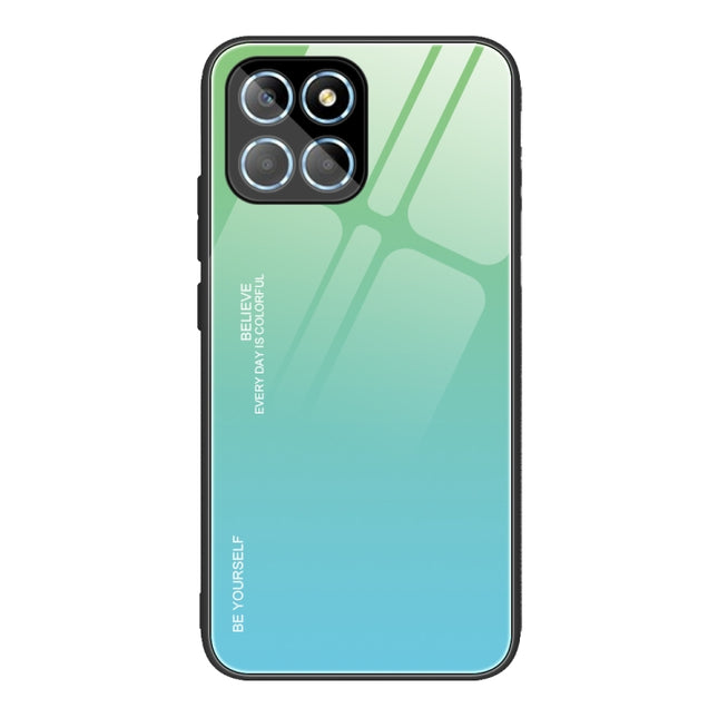 Gradient Color Glass Phone Case, For Honor X8, For Xiaomi Redmi K50 Ultra / 12T / 12T Pro, For Xiaomi Civi 2