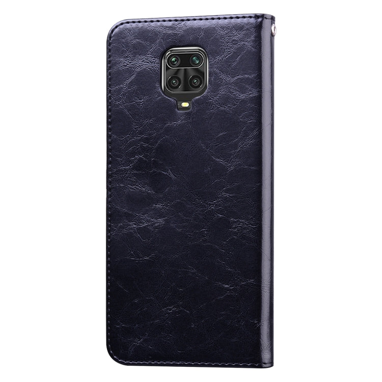 Business Style Oil Wax Texture Horizontal Flip Leather Case, with Holder & Card Slots & Wallet