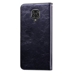 Business Style Oil Wax Texture Horizontal Flip Leather Case, with Holder & Card Slots & Wallet
