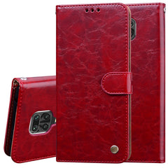 Business Style Oil Wax Texture Horizontal Flip Leather Case, with Holder & Card Slots & Wallet, For Xiaomi Redmi Note 9 Pro, For Huawei P40 Lite, For Huawei P40, For Huawei P40 Pro, For Galaxy M31