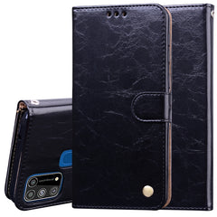 Business Style Oil Wax Texture Horizontal Flip Leather Case, with Holder & Card Slots & Wallet, For Xiaomi Redmi Note 9 Pro, For Huawei P40 Lite, For Huawei P40, For Huawei P40 Pro, For Galaxy M31