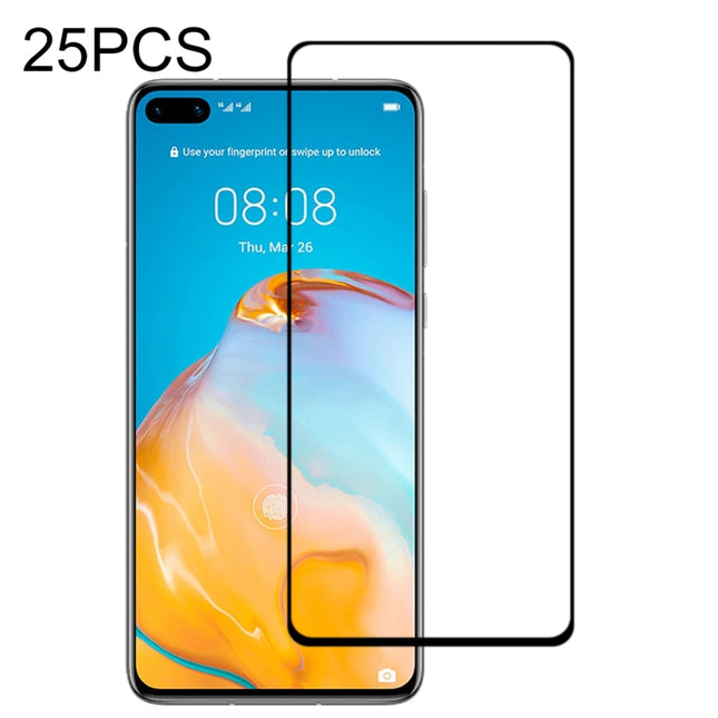 25 PCS 9H Surface Hardness 2.5D Full Glue Full Screen Tempered Glass Film, For Huawei P40, For Huawei P40 Lite, For Huawei Y7p 2020, For Huawei Nova 6se, For Huawei Nova 7i, For Huawei Y6s, For Huawei Y9s, For Huawei P Smart Pro 2019                   ...