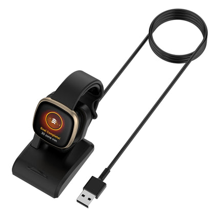 Vertical Magnetic Charger Holder with Chip Protection Support Fast Charging, For Fitbit Versa4 / Sense2