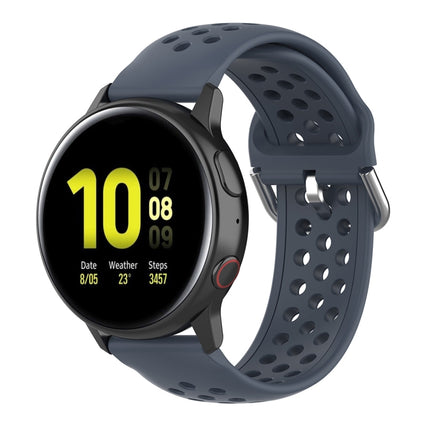 20mm Clasp Solid Color Sport Wrist Strap Watchband, For Huawei Watch GT2 42MM, For Galaxy Watch Active2 / Active