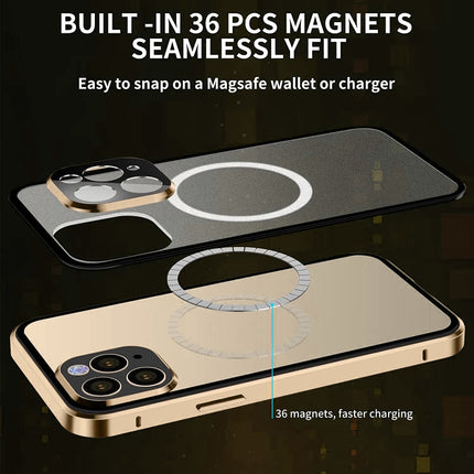 360 Full Body Magnetic Frosted Magsafe Phone Case