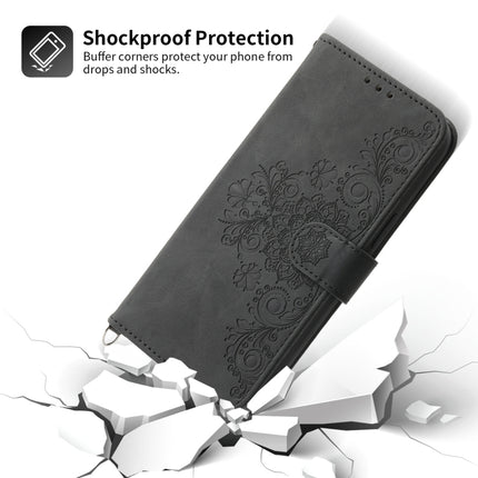 Skin-feel Flowers Embossed Wallet Leather Phone Case, For Xiaomi Poco M4 Pro 4G, For Xiaomi Poco X4 Pro 5G, For Xiaomi Mi 11T / 11T Pro