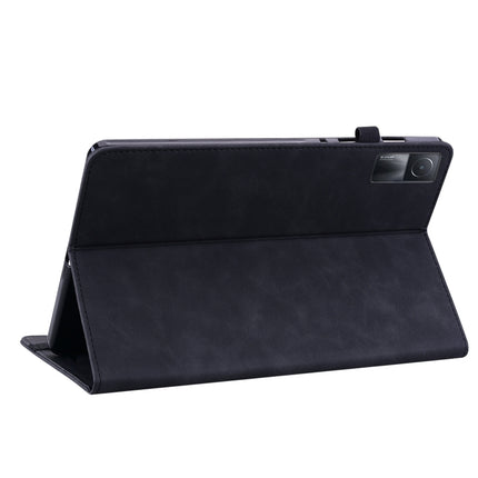 Skin Feel Solid Color Zipper Leather Tablet Case, For Xiaomi Pad 5 Pro 12.4, For Xiaomi Redmi Pad 10.61