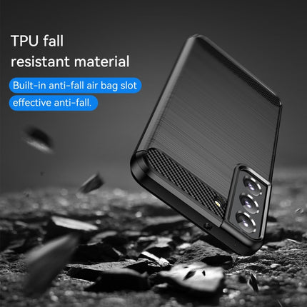 Brushed Texture Carbon Fiber TPU Phone Case, For Samsung Galaxy S23 5G, For Samsung Galaxy S23+ 5G, For Samsung Galaxy S23 Ultra 5G