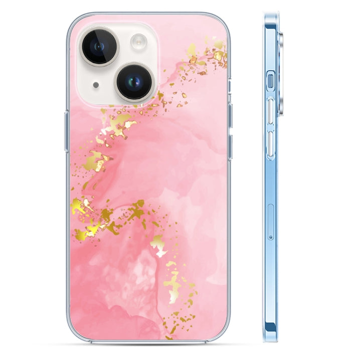 Coloured Glaze Marble Phone Case, For iPhone 14, For iPhone 14 Plus, For iPhone 14 Pro