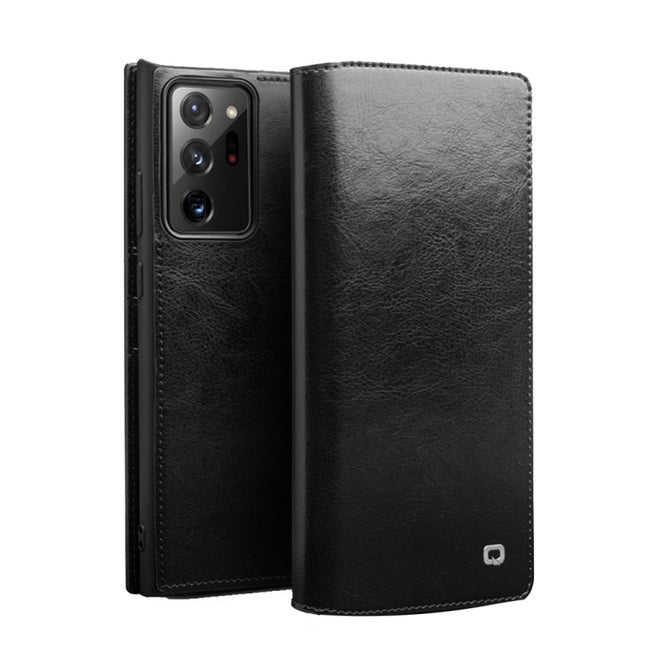 QIALINO Genuine Leather Phone Case, For Samsung Galaxy Note20 Ultra, For Samsung Galaxy S21 5G, For Samsung Galaxy S21+ 5G, For Samsung Galaxy S21 Ultra 5G, For Samsung Galaxy S22 Ultra 5G, For Samsung Galaxy S22+ 5G, For Samsung Galaxy S22 5G