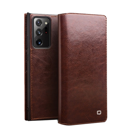 QIALINO Genuine Leather Phone Case, For Samsung Galaxy Note20 Ultra, For Samsung Galaxy S21 5G, For Samsung Galaxy S21+ 5G, For Samsung Galaxy S21 Ultra 5G, For Samsung Galaxy S22 Ultra 5G, For Samsung Galaxy S22+ 5G, For Samsung Galaxy S22 5G