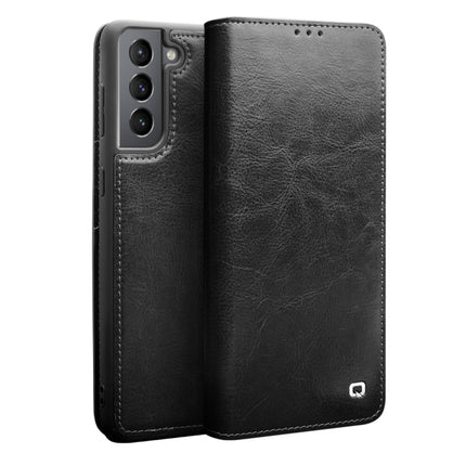 QIALINO Genuine Leather Phone Case, For Samsung Galaxy Note20 Ultra, For Samsung Galaxy S21 5G, For Samsung Galaxy S21+ 5G, For Samsung Galaxy S21 Ultra 5G, For Samsung Galaxy S22 Ultra 5G, For Samsung Galaxy S22+ 5G, For Samsung Galaxy S22 5G