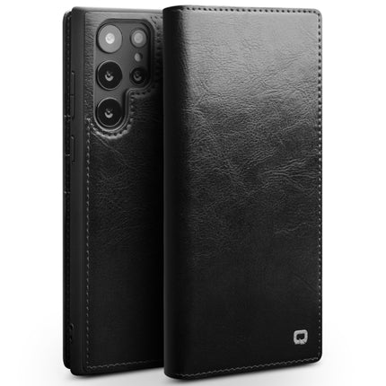 QIALINO Genuine Leather Phone Case, For Samsung Galaxy Note20 Ultra, For Samsung Galaxy S21 5G, For Samsung Galaxy S21+ 5G, For Samsung Galaxy S21 Ultra 5G, For Samsung Galaxy S22 Ultra 5G, For Samsung Galaxy S22+ 5G, For Samsung Galaxy S22 5G