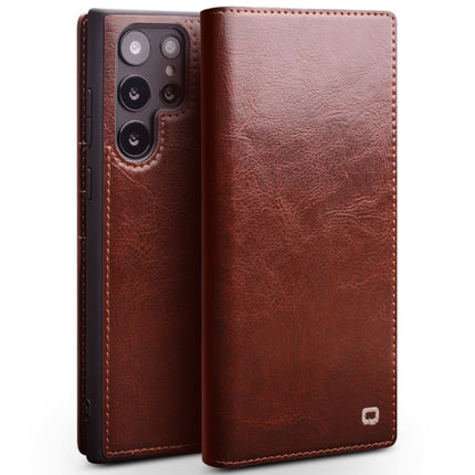 QIALINO Genuine Leather Phone Case, For Samsung Galaxy Note20, For Samsung Galaxy Note20 Ultra, For Samsung Galaxy S21 5G, For Samsung Galaxy S21+ 5G, For Samsung Galaxy S21 Ultra 5G, For Samsung Galaxy S22 Ultra 5G, For Samsung Galaxy S22+ 5G���������...
