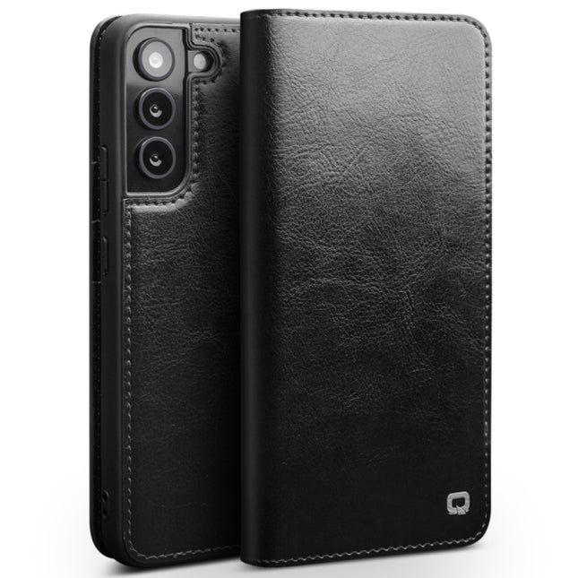 QIALINO Genuine Leather Phone Case, For Samsung Galaxy Note20 Ultra, For Samsung Galaxy S21 5G, For Samsung Galaxy S21 Ultra 5G, For Samsung Galaxy S22 Ultra 5G, For Samsung Galaxy S22+ 5G, For Samsung Galaxy S22 5G
