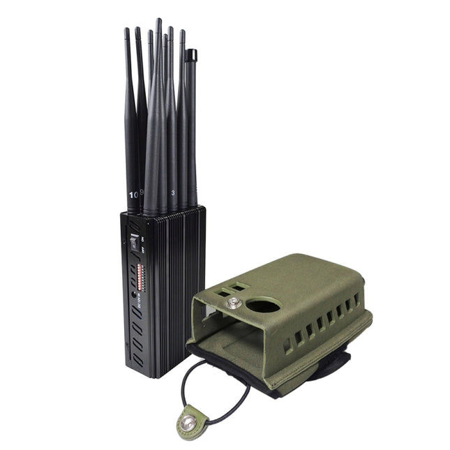 JAX-121A-10B 2G/3G/4G/WIFI/GPS/LOJACK 10 Antennas Mobile Signal Jammer. [THIS ITEM WILL NOT SHIPPED TO USA]