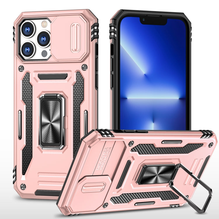 Armor PC + TPU Camera Shield Phone Case, For iPhone 12 Pro