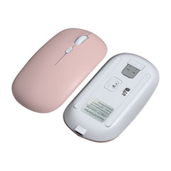 1600dpi Bluetooth 2.4G Wireless Dual Mode Mouse, Bluetooth + 2.4G(White), Bluetooth + 2.4G(Black), Bluetooth + 2.4G(Pink), Bluetooth + 2.4G(Purple), Bluetooth + 2.4G(Yellow), Bluetooth + 2.4G(Blue), Bluetooth + 2.4G(Mint Green)