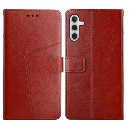 HT01 Y-shaped Pattern Flip Leather Phone Case, For Samsung Galaxy A04 4G, For Samsung Galaxy A04s, For Samsung Galaxy A23 5G JP Version, For Samsung Galaxy A23e/A23s