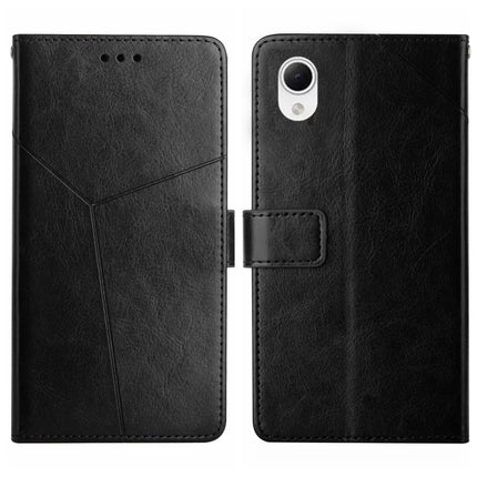 HT01 Y-shaped Pattern Flip Leather Phone Case, For Samsung Galaxy A04 4G, For Samsung Galaxy A04s, For Samsung Galaxy A23 5G JP Version, For Samsung Galaxy A23e/A23s