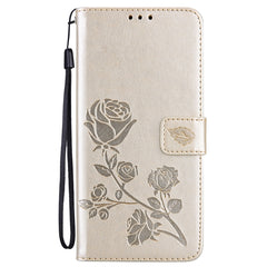 Rose Embossed Flip PU Leather Phone Case, For Honor X7/Play 30 Plus, For Samsung Galaxy M33 5G Global, For Samsung Galaxy M53, For Samsung Galaxy A73 5G