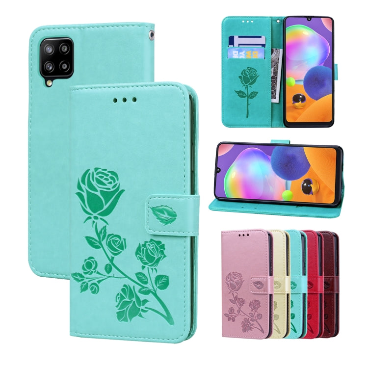 Rose Embossed Flip PU Leather Phone Case, For Honor X7/Play 30 Plus, For Samsung Galaxy M33 5G Global, For Samsung Galaxy M53, For Samsung Galaxy A73 5G