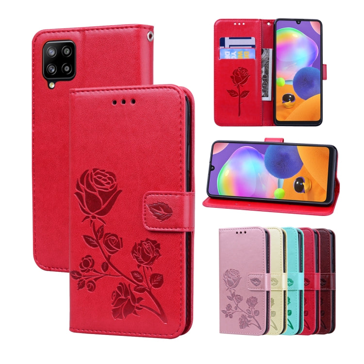Rose Embossed Flip PU Leather Phone Case, For Honor X7/Play 30 Plus, For Samsung Galaxy M33 5G Global, For Samsung Galaxy M53, For Samsung Galaxy A73 5G