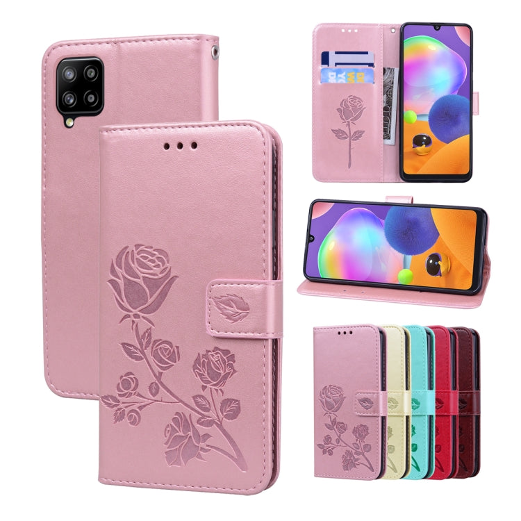 Rose Embossed Flip PU Leather Phone Case, For Honor X7/Play 30 Plus, For Samsung Galaxy M33 5G Global, For Samsung Galaxy M53, For Samsung Galaxy A73 5G