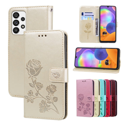 Rose Embossed Flip PU Leather Phone Case