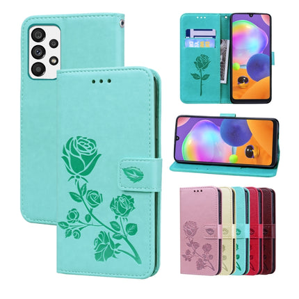 Rose Embossed Flip PU Leather Phone Case