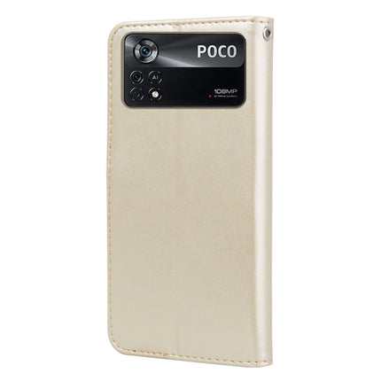 Rose Embossed Flip PU Leather Phone Case, For Xiaomi Poco M4 Pro 4G, For Xiaomi Poco X4 Pro 5G