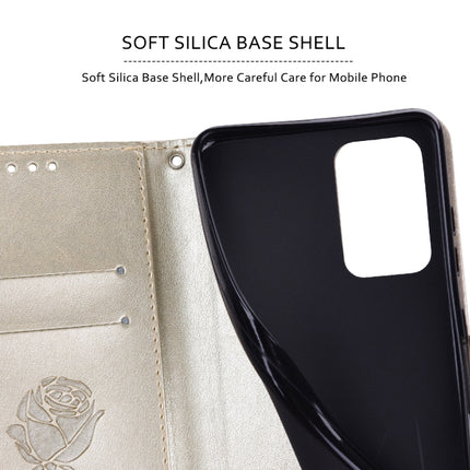 Rose Embossed Flip PU Leather Phone Case, For Xiaomi Poco M4 Pro 4G, For Xiaomi Poco X4 Pro 5G