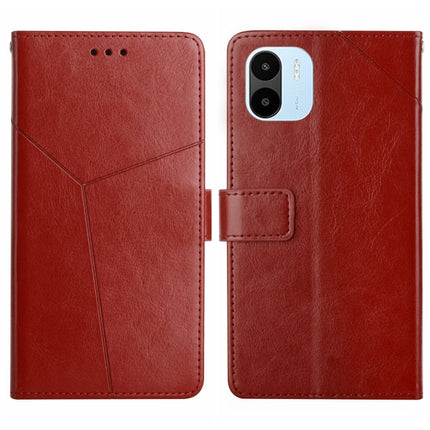 HT01 Y-shaped Pattern Flip Leather Phone Case, For Xiaomi Poco M5 4G/5G/M4 5G, For Xiaomi Poco M5s, For Xiaomi Redmi A1, For Xiaomi Redmi K50 Ultra/12T/12T Pro