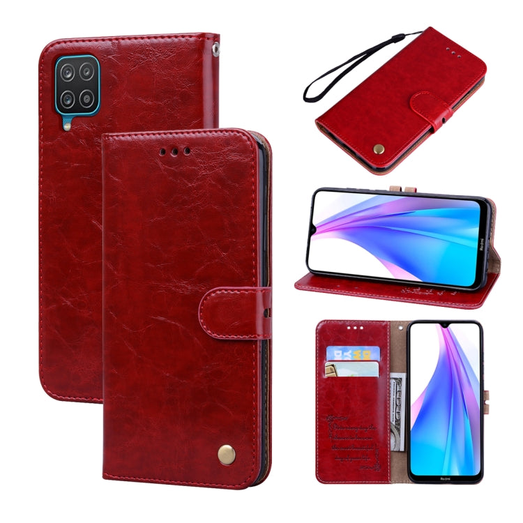 Oil Wax Texture Leather Phone Case