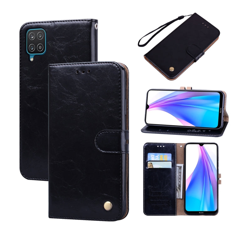 Oil Wax Texture Leather Phone Case