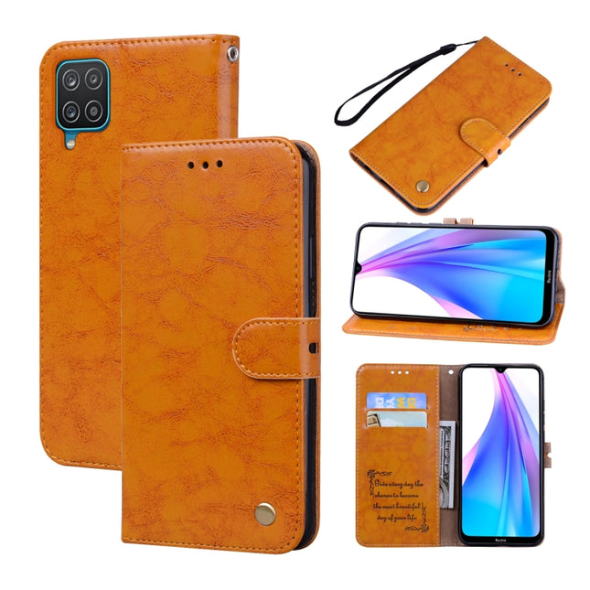 Oil Wax Texture Leather Phone Case
