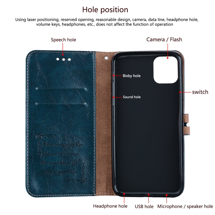Oil Wax Texture Leather Phone Case
