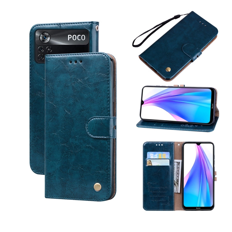 Oil Wax Texture Leather Phone Case