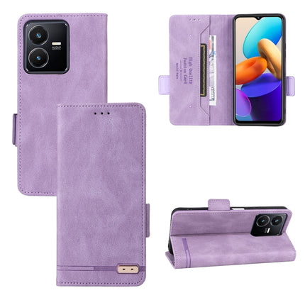 Magnetic Clasp Leather Phone Case, For vivo Y22s / Y35, For Xiaomi Redmi 10 5G / Note 11E, For Motorola Edge X30 / Edge 30 Pro / Edge+ 2022, For Sharp Aquos Sense 7