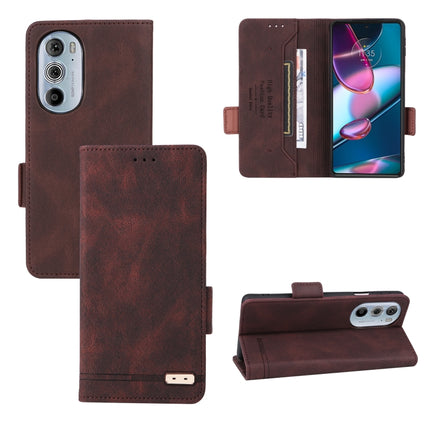 Magnetic Clasp Leather Phone Case, For vivo Y22s / Y35, For Xiaomi Redmi 10 5G / Note 11E, For Motorola Edge X30 / Edge 30 Pro / Edge+ 2022, For Sharp Aquos Sense 7