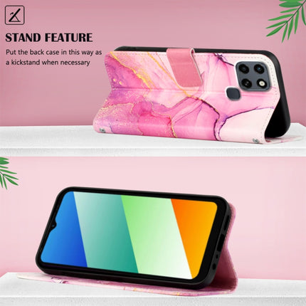 PT003 Marble Pattern Flip Leather Phone Case, For Infinix Smart 6 Plus/X6823, For T-Mobile Revvl 6 5G, For Cubot Pocket, For Oukitel C31